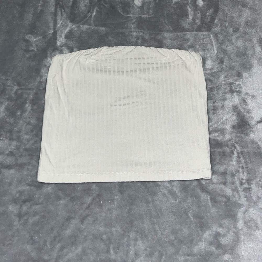 American Eagle Soft and Sexy rib white tube top